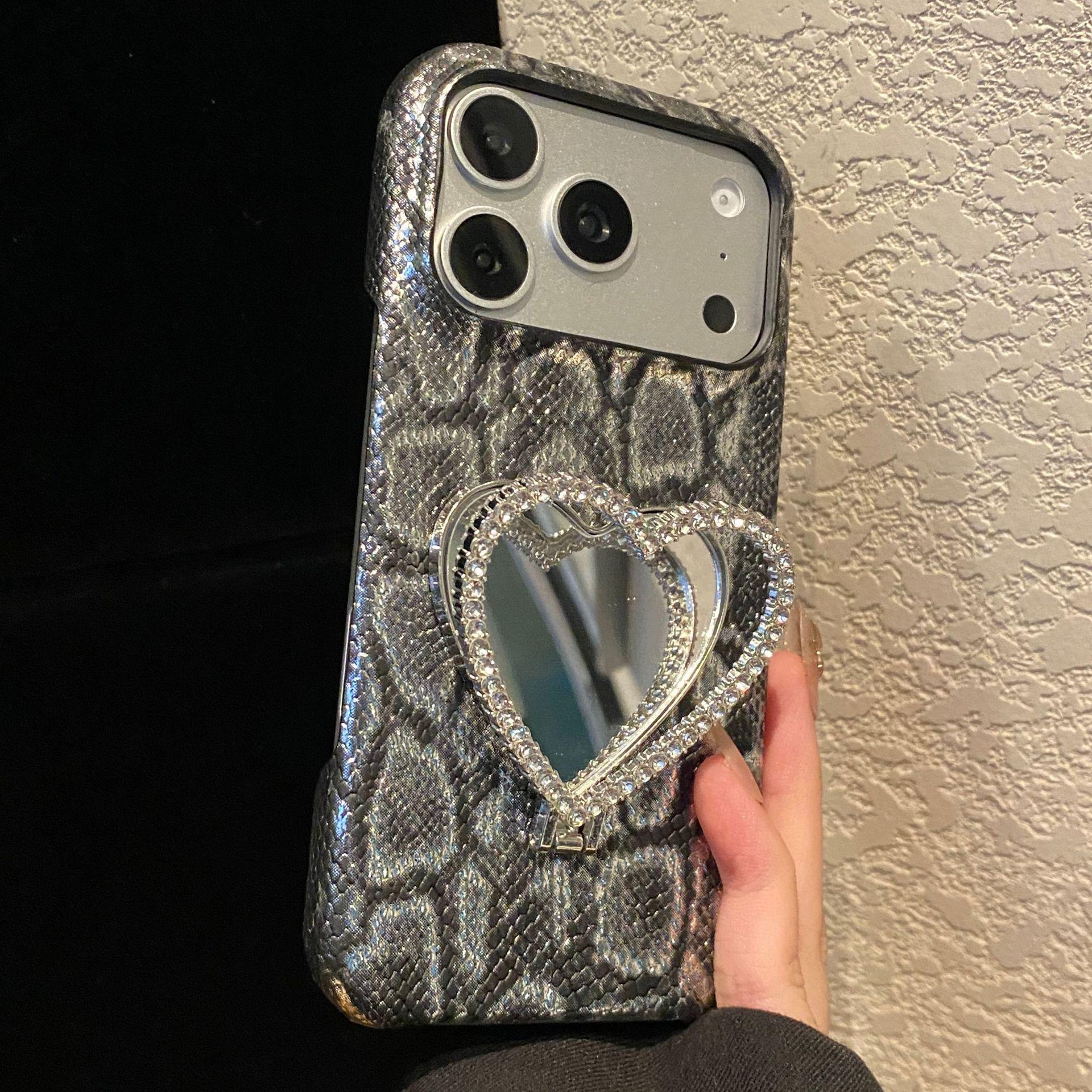 

Snake Skin Pattern Stand Buckle Case for iPhone 17/16/15/14 Promax/13 Other models, order with note