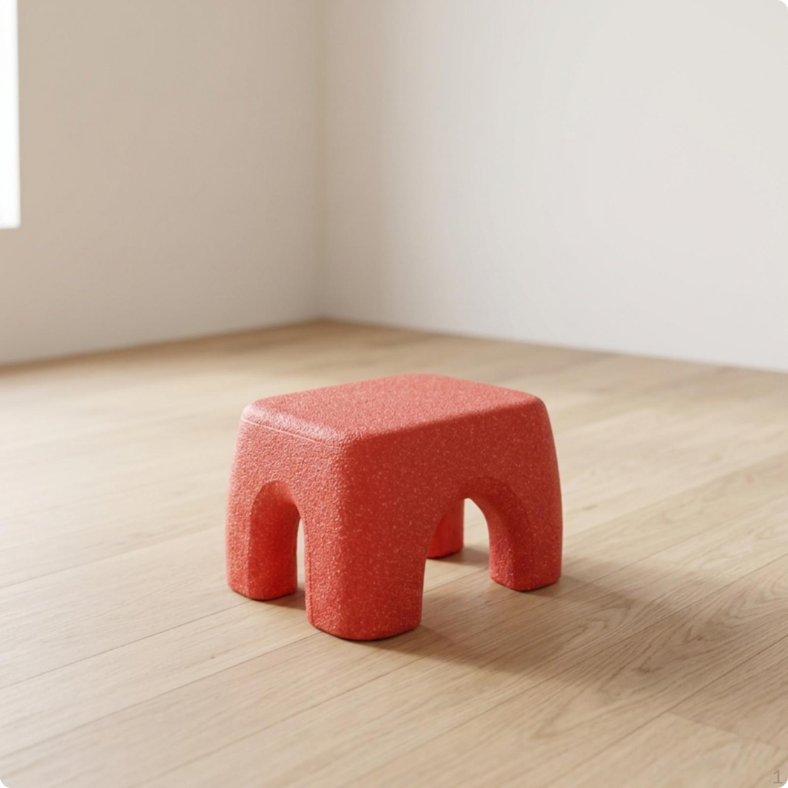 Children s Stool Rounded Corners Step Compact Footstool for Kids, Young Children, Entryway,