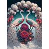 5D DIY Partial Special Shaped Drill Diamond Painting Kit Flower Home Decoration