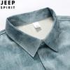 JEEP SPIRIT Men's Trendy Gradient Workwear Jacket