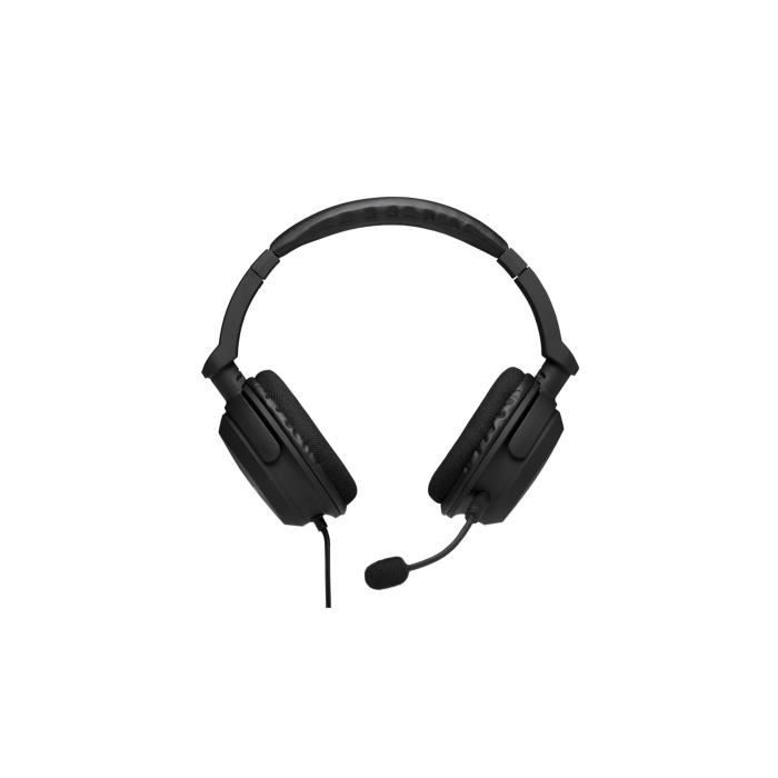 Wired Gaming Headset - The G-Lab - KORP CARBON - Detachable Microphone - PC/Playstation/Xbox - Black