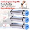 10/8/6mm Thickened Yoga Mat EVA Exercise Pad Aluminum Membrane Fitness Exercise Mat Portable Multifunction for Camping Picnic