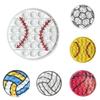 Buntes Baseball Basketball Pop It Fidget Spielzeug für ultimative Stressbewältigung und Spaß