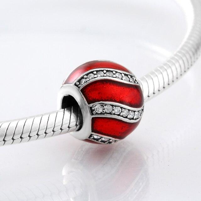 Perles fines en argent sterling 925 de forme ronde La famille est là où l'amour grandit Perles fines à faire soi-même adaptées aux bracelets à breloques originaux Fabrication de bijoux