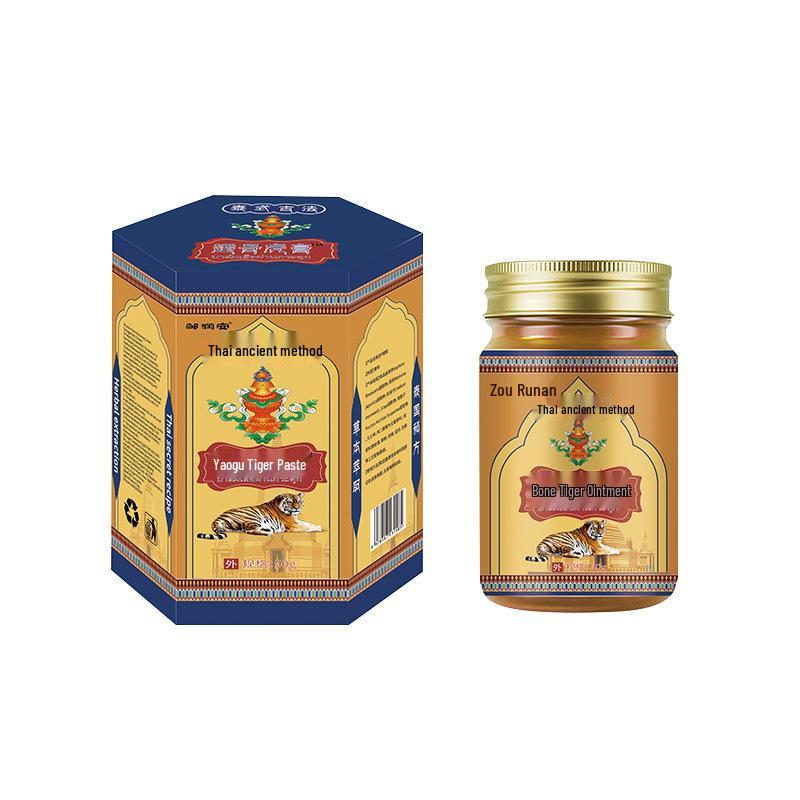 Ancient Thai Tiger Balm: Relieve Neck, Lumbar, Waist, Leg, and Joint Discomfort with Fever Cream