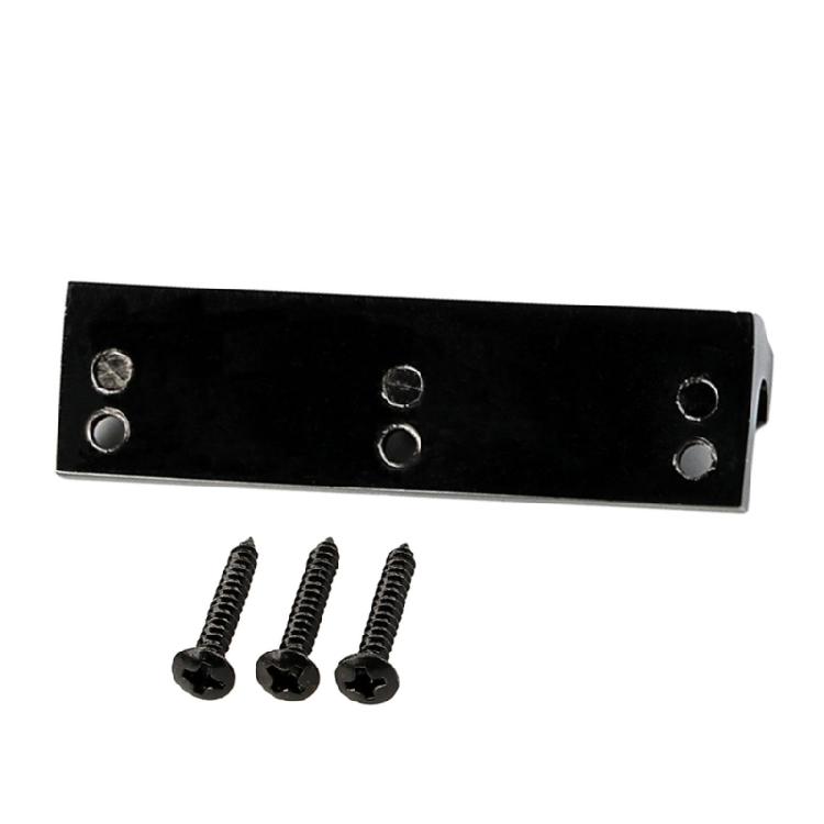 Electric Bass Fixed Bridge 12 String Professional Bass Accessory Fixed Bridge Metal Texture Bass Guitar Part for Guitar