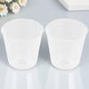 50Pcs Clear Plastic Nursery Pots for Succulents and Small Plants with Drainage Holes Indoor Outdoor Balcony Windowsill Garden