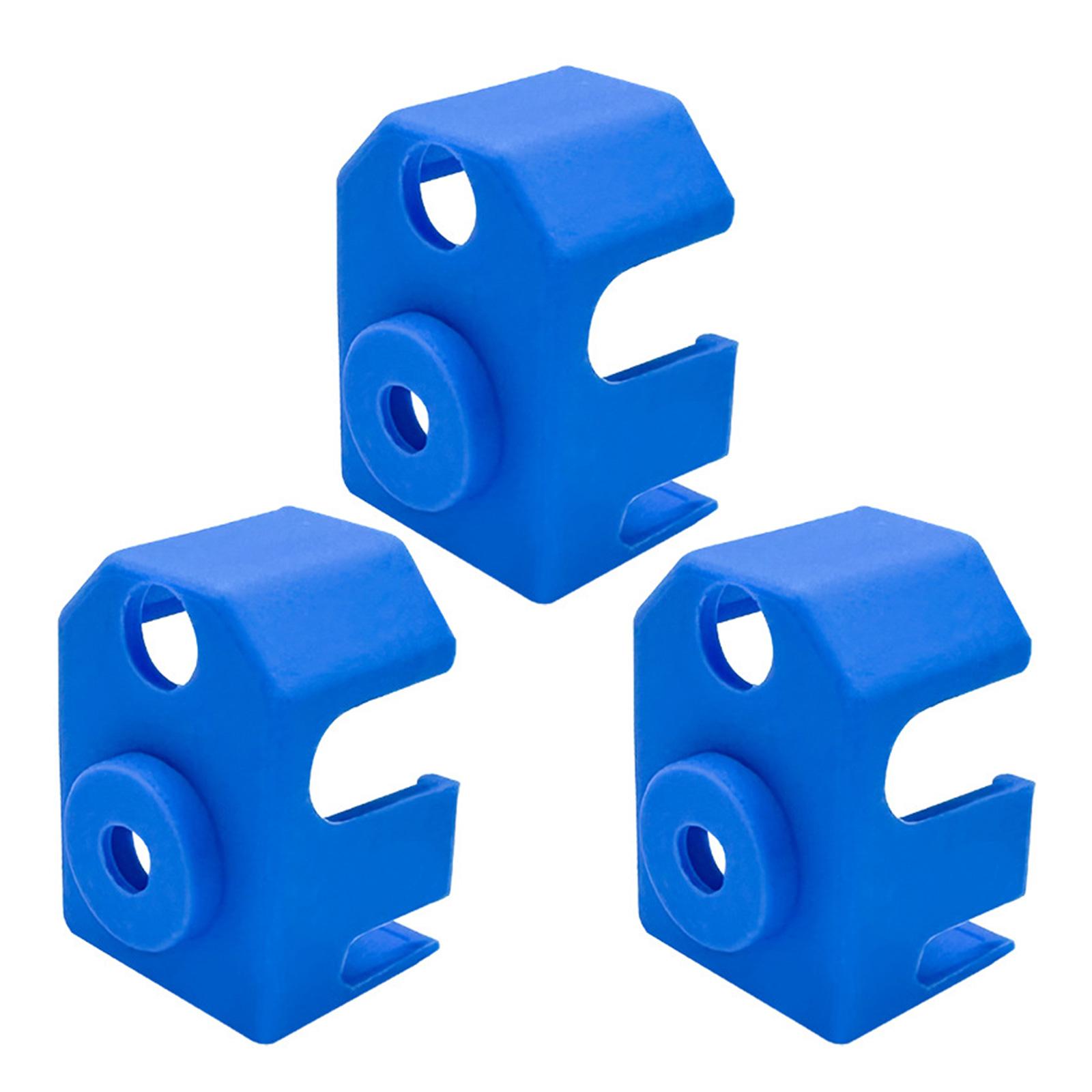 

3шт силиконовые носки Hotend изоляционный чехол нагревательный блок крышка для 3D-принтеров Phaetus Dragon синий