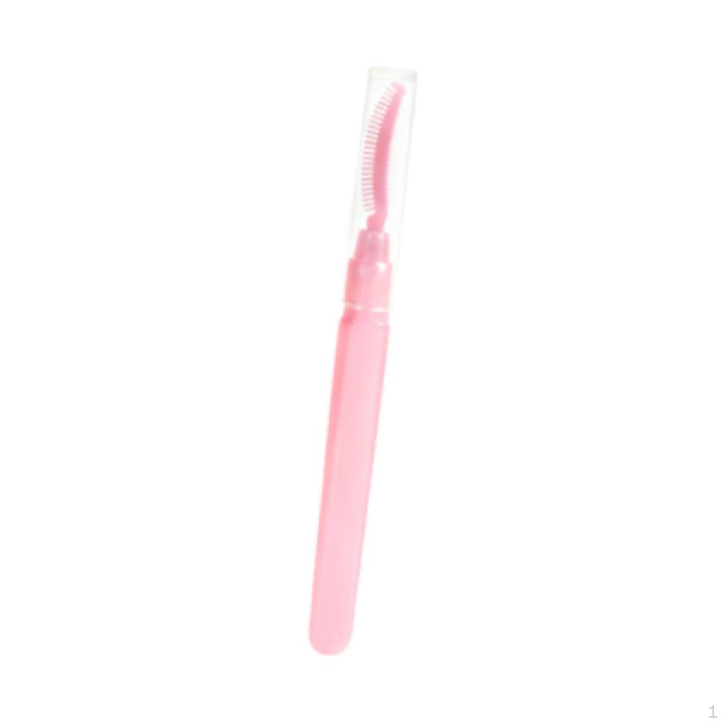 Eyelash Brush with Dust Cap, Eyebrow Brush, Curler, Mascara Lash Separator