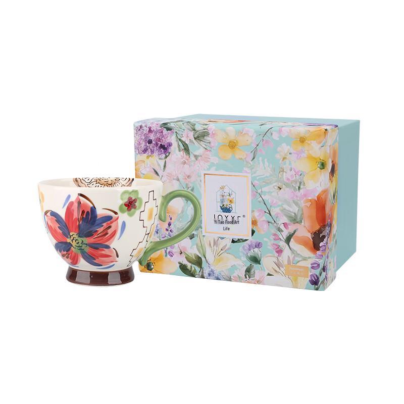 JOYYE Ceramic Mug with Spoon
