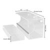 Clear Bird Feeder for Bird Waterproof Bird Food Feeder Feeding Supplies