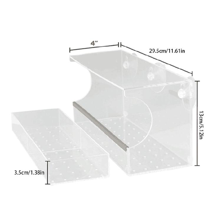 Clear Bird Feeder for Bird Waterproof Bird Food Feeder Feeding Supplies