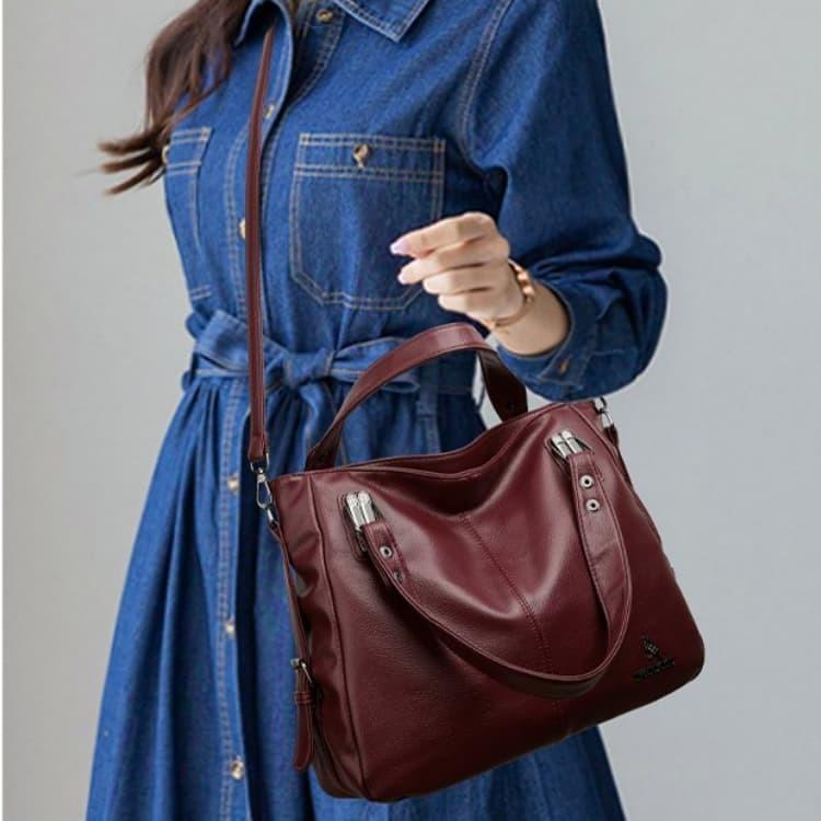 Large capacity tote bag portable messenger women's bag