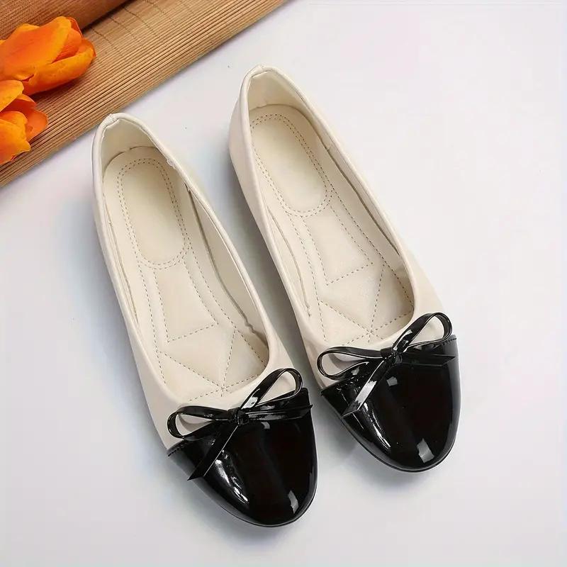 Ballerine Comode da Donna Scarpe Basse da Donna Antiscivolo Mocassini da Donna Eleganti con Fiocco Scarpe Singole da Donna