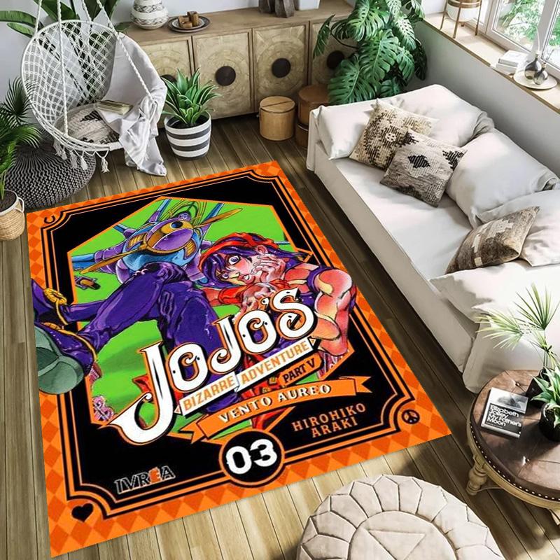 Vibrant Manga Artistry carpet floor mats Home Decor Bathroom mat Office chair cushion Art