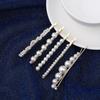 Girls  Fashion Metal Pearl Flower Hairpins Crystal  Hair Clip Vintage Barrettes Headdress Jewelry