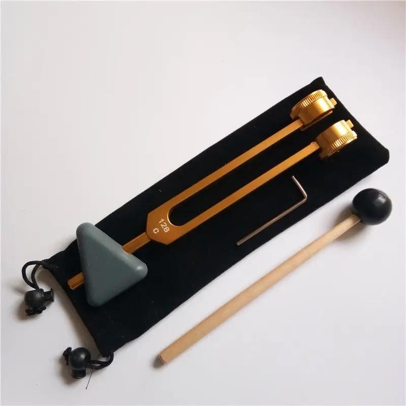 Aluminum Alloy Tuning Fork Medical Apason Colorful Tuning Forks 128Hz Therapeutic Diapason Chakras Musical Instrument Percussion