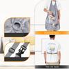 Hands Frees Cats Holder Hair Resistant Apron with Adjustable Strap Comfortable Breathable Carrying Bag for Pet