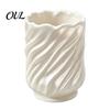 Desktop Pen Holder Spiral Holder, 3D Printed Twisted Makeup Brush Organizer Cup, Durable PLA Storage Decorative Desk Container for Office Vanity Table