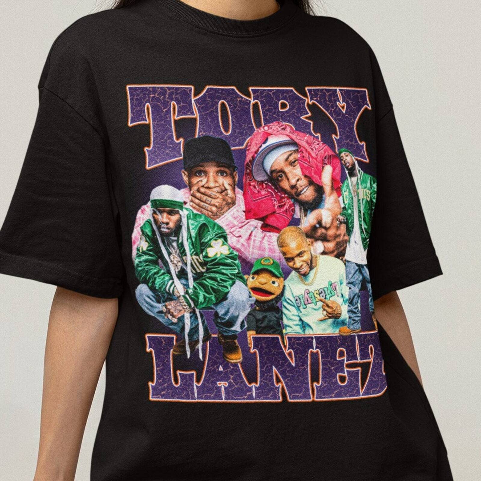 Tory Lanez T-Shirt Tory Lanez 90s Graphic T-Shirt Vintage Rap Hip Hop Streetwear L
