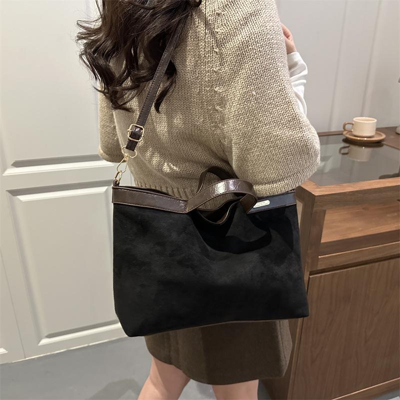 Handtasche mit großem Fassungsvermögen - Damen-Tragetasche - Einfache Umhängetasche