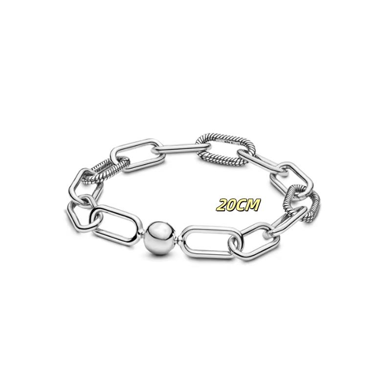 The New 925 Silver Pearl Charm Fits Pendant In Original Accessory Women's Jewelry Bracelet Collection