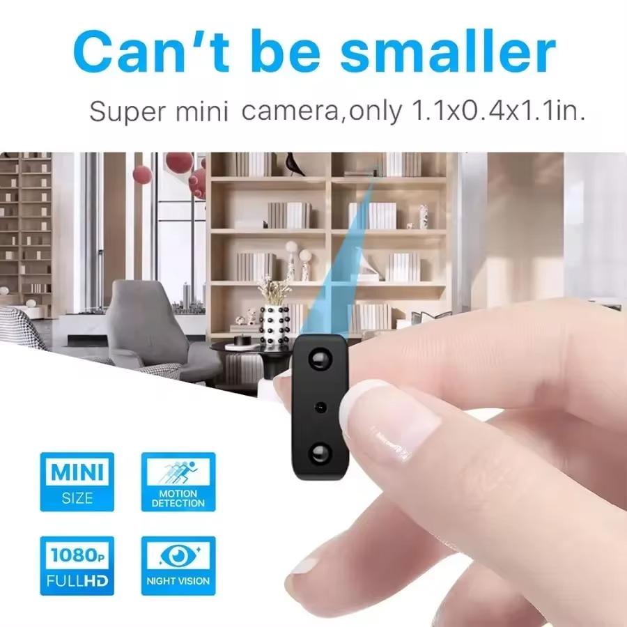 1080P HD WIFI Camera Built-in Battery IP Remote Monitoring Mini Camcorder Portable Smart Home Waterproof IR Night Vision BodyCam
