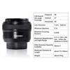 Yongnuo YN EF 50mm AF Prime Lens for Large Aperture Compatible with and More f/1.8 Nikon, Autofocus, D800, D300, D300S, D700, D600, D5000, D5100,