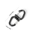 Backpacks Carabiner with 360 Degree Swivels Portable S Chain Hook Camping Double Hook Backpacks Buckles Camping Accessory