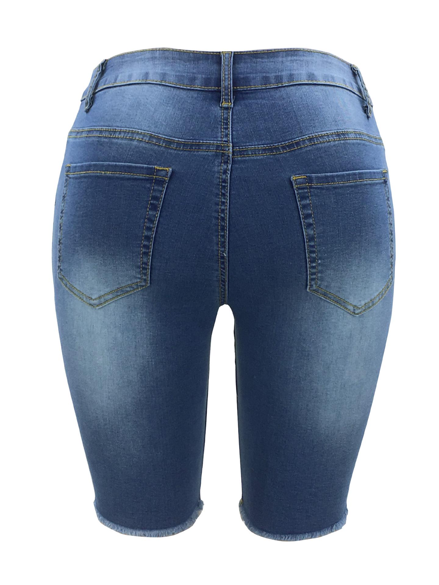 

Women s Mid-Length Denim Jeans - 2022 Collection Extra Large темно-синий