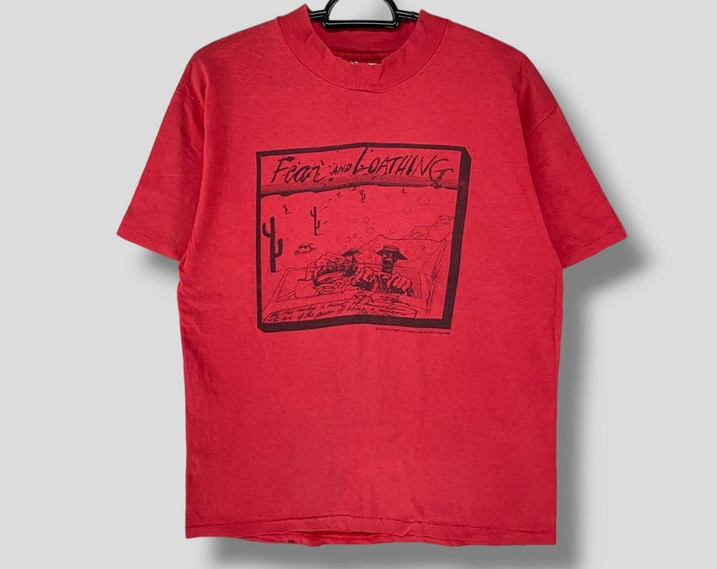 Rare Vintage 70s Fear and loathing in Las Vegas promo shirt Ralph Steadman art Hunter S Thompson gonzo journalism counterculture epic novel