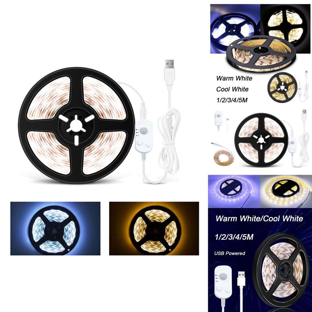 Premium 1-5m Usb Powered Led Strip Lights With Pir Motion Sensor For Modern Spaces