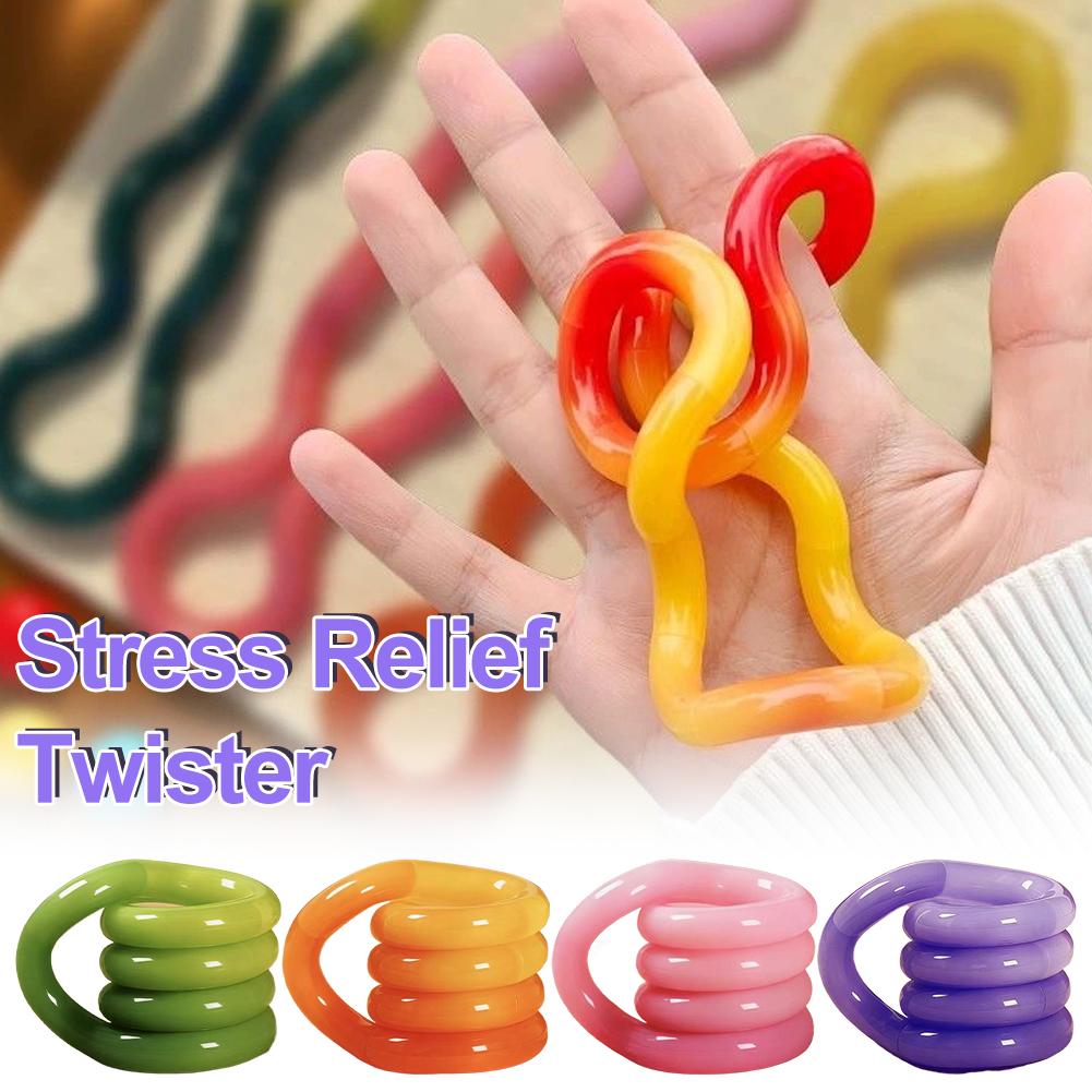Verformbares Seil Spaß und Bildung Fidget Spielzeug Verformungsseil Knoten Stressabbau Spielzeug Lustiges Geschenk für Kinder Juguetes Antiestrés