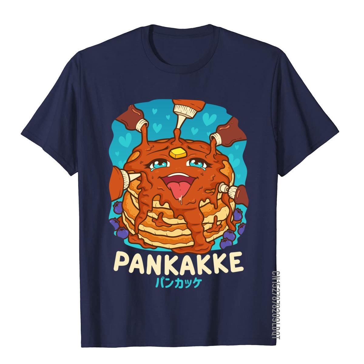 

Funny Naughty Foodie Pun Kawaii Pankakke Japanese Pancake TShirt Cotton Men T Shirts Beach Tops T Shirt High Street S