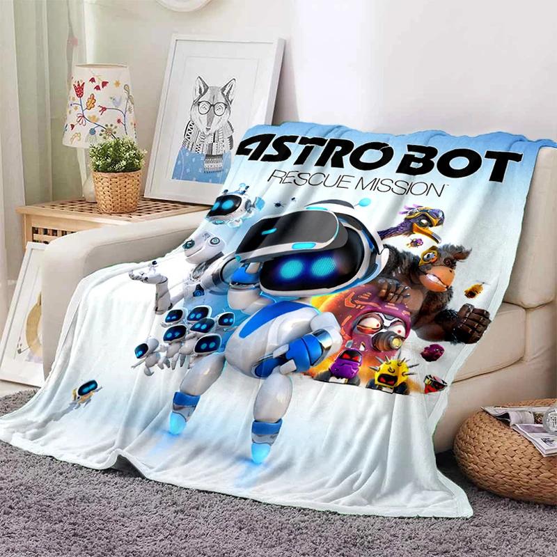 New 29 Style Astro Bot Game Cartoon Robot Gift Blanket,Soft Throw Blanket for Home Bedroom Bed Sofa Travel Picnic Cover Kids