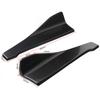 1 Pair Car Universal Rear Bumper Lip Trim Protector with screws Automobile Side Skirt Cover Car Corner Bumper Guards