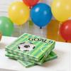 20 stk Fodboldtrykte Festservietter Festrestaurant Engangs Fodboldmønster Servietter Fan Fest Dekoration Forsyninger