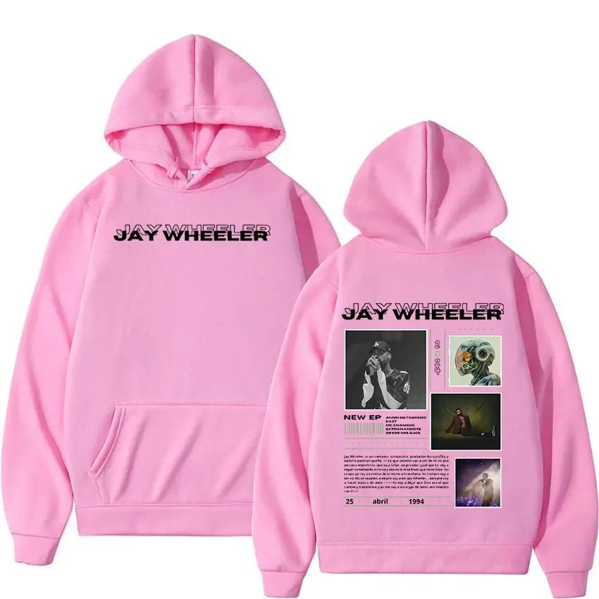 Rapper JAY WHEELER Tour 2024 New Hoodie Men's Hip Hop Fashion Pullover Sweatshirt Retro Long Sleeve Oversized Hoodies Streetwear