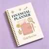 Cuaderno A5 Rosa de Planificación Financiera y Gestión Patrimonial