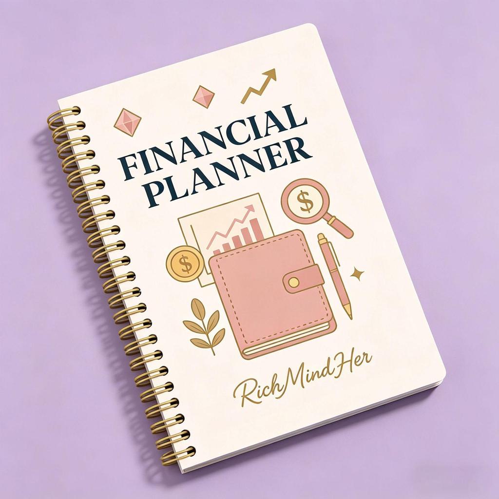 Cuaderno A5 Rosa de Planificación Financiera y Gestión Patrimonial