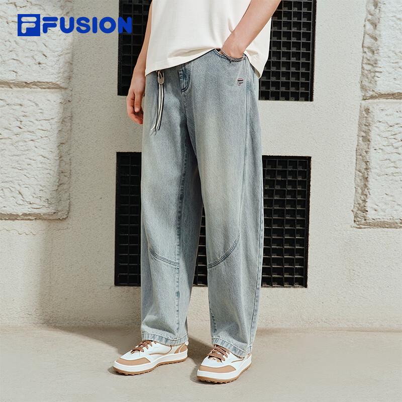 FILA FUSION Retro Slim-Fit Washed Denim Jeans