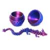 3D-gedruckter beweglicher Kristall-Drachenspielzeug mit farbigem Eier-Ornament