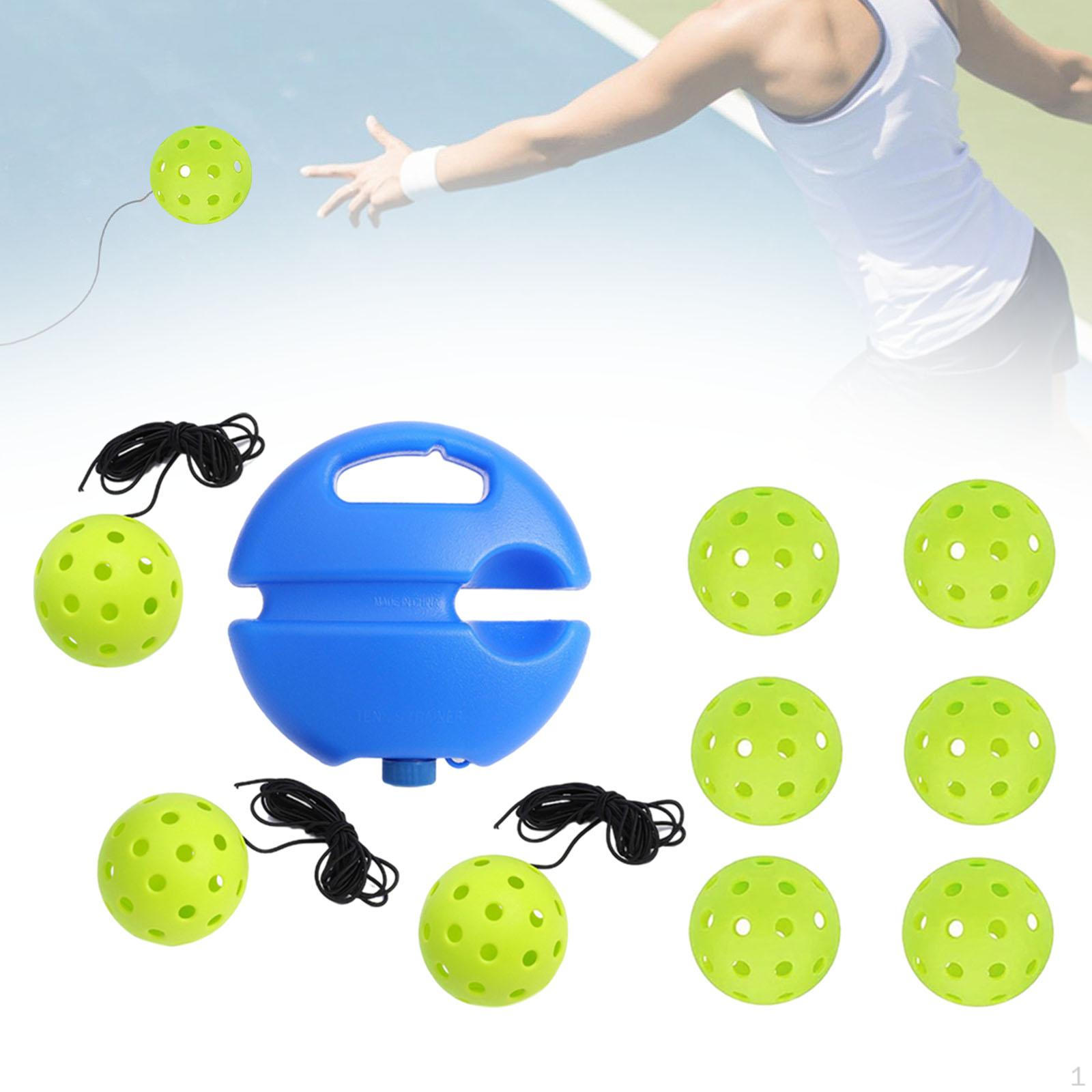 40-Hole Pickleball , Practical Training Tool for Kids Indoor Green Ball