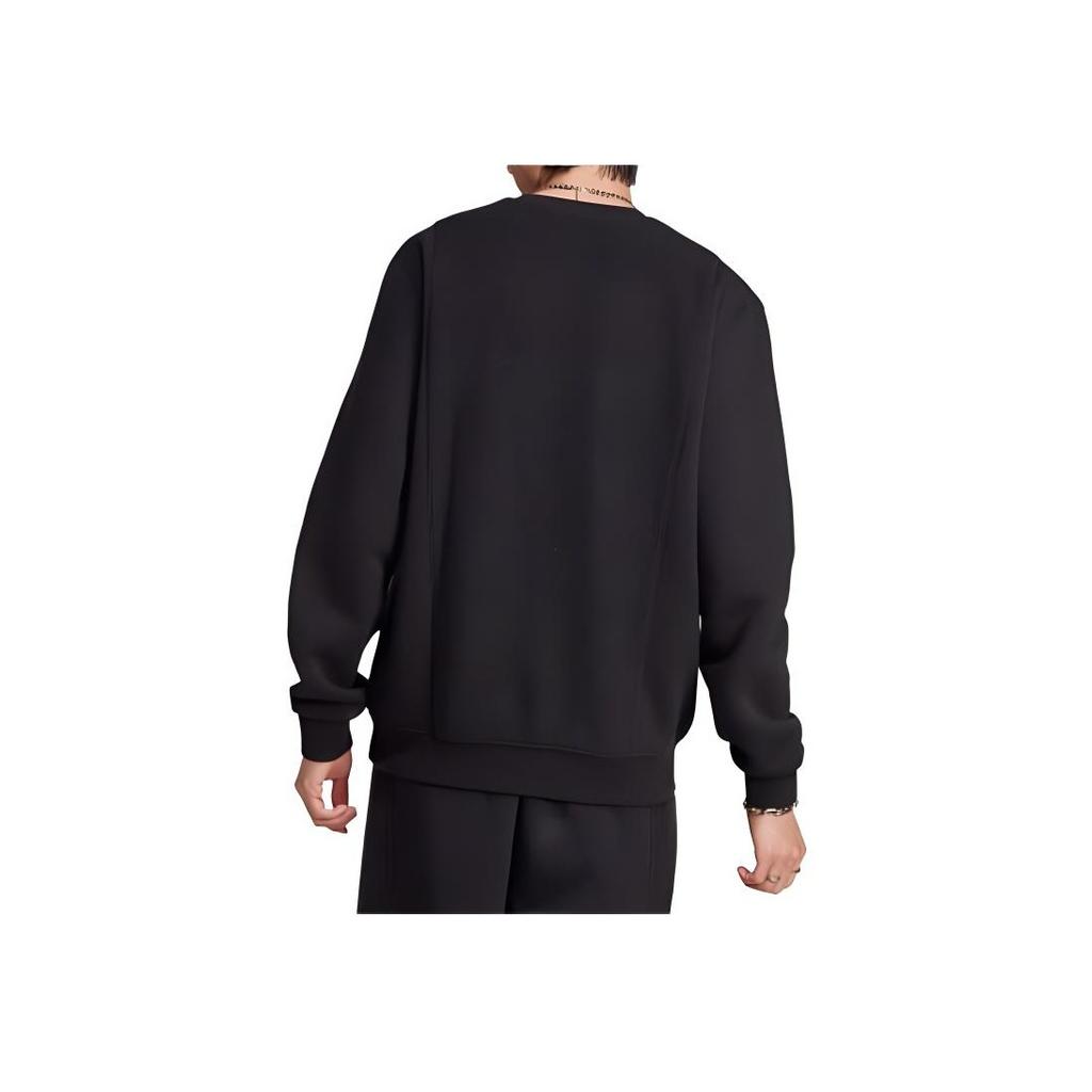 Adidas Originals Logo Print Crew Neck Sweatshirt Men Sweatshirt Black II5800