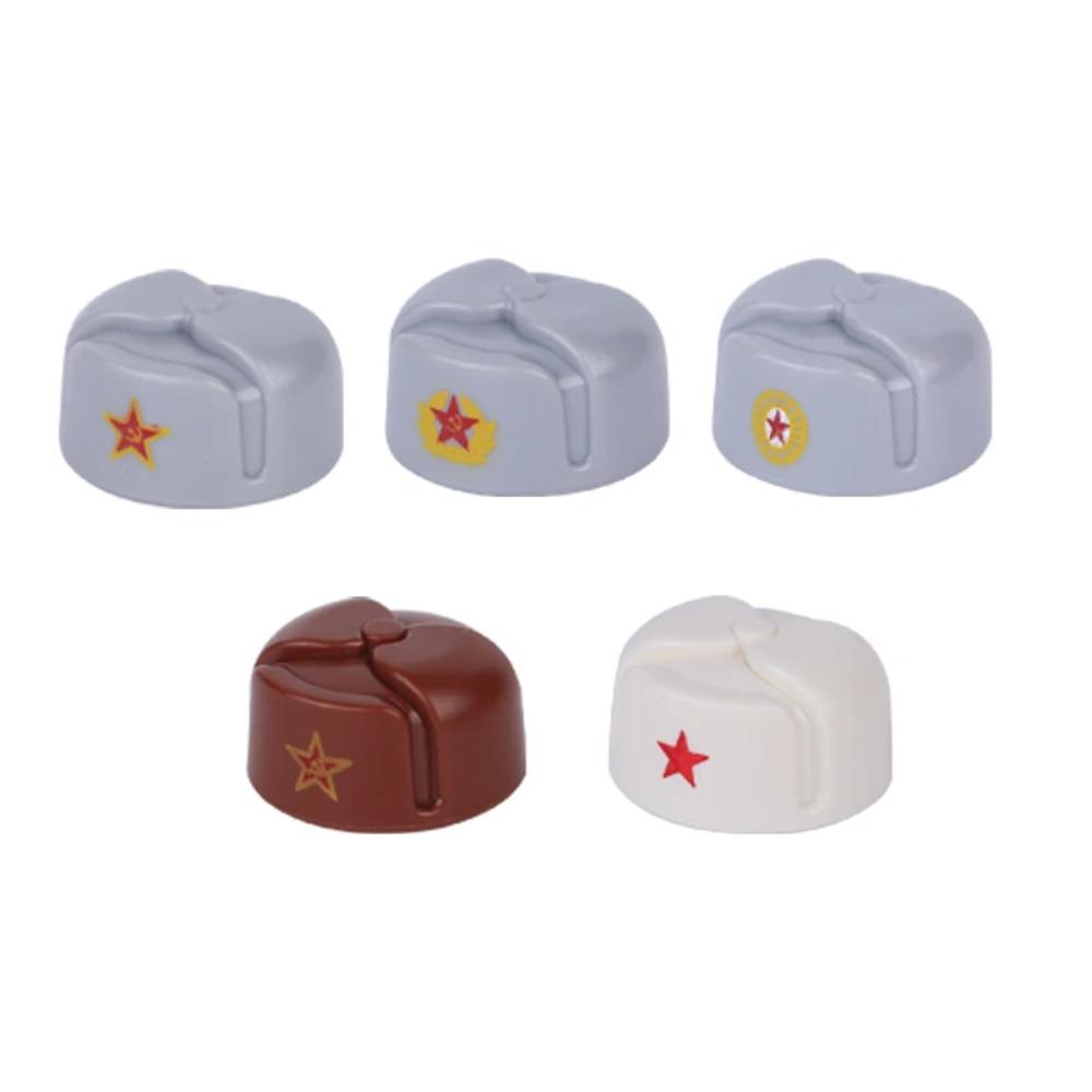 USSR USA UK Japanese Military Building Blocks Accessories Character Soldier Helmet Toy Hats And Helmets Mini Brick Army S022 DIY