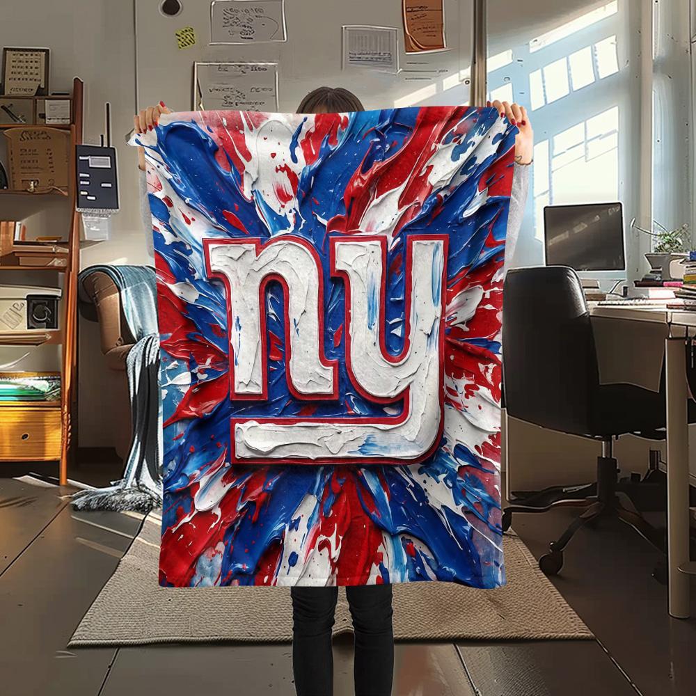 New York Giants2 Flannel Blanket, High Quality Comfortable for All Seasons, Home Decor, Warmth and Comfort