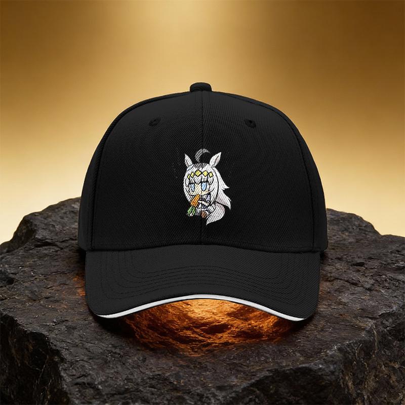 Cute Bunny Girl Hat, Unisex Printed Baseball Cap Sandwich Brim Sports Cap, Suitable for Daily Commuting and Travel - An