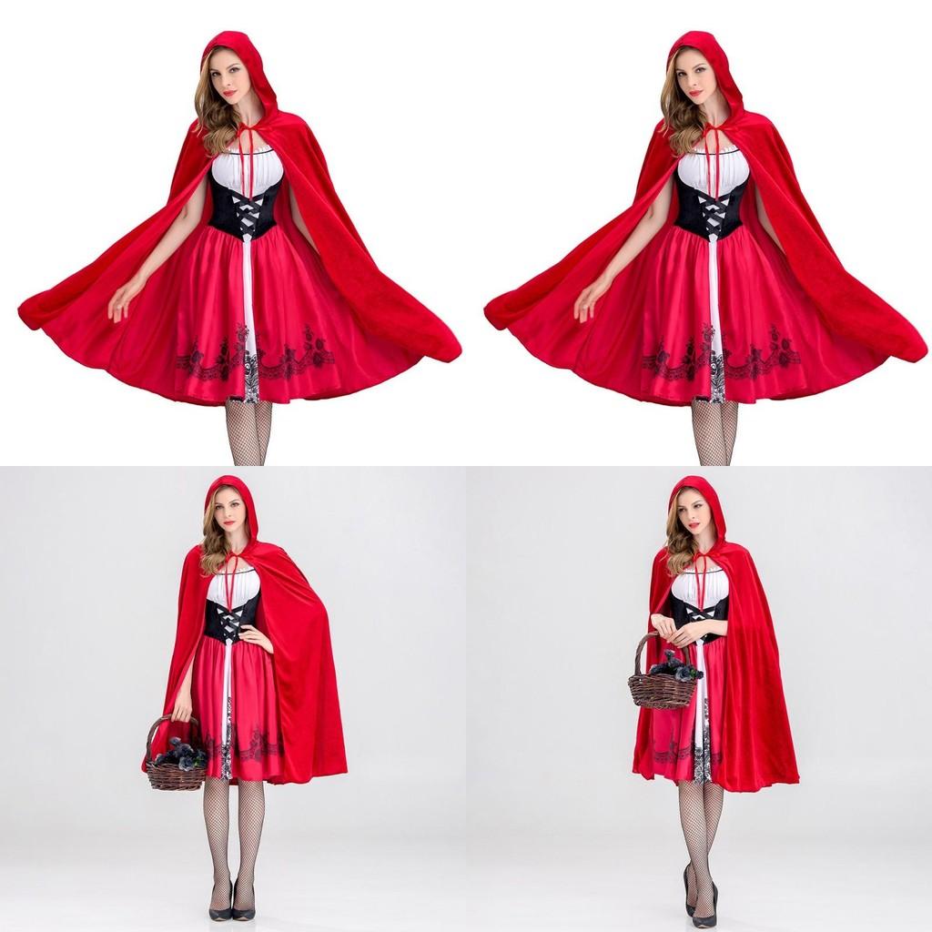 Stylish Little Red Riding Hood Costume For Women Perfect For Halloween Events