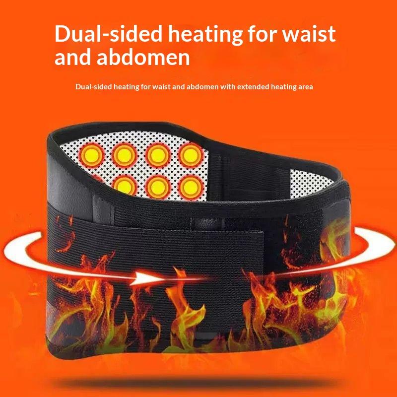 Lower Back Support Brace With Self Heating Adjustable Waist Belt For Lumbar Pain Relief Men Women Health Care Massager