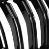Gloss Black Front Bumper Kidney Grille Grill Fit BMW X3 X4 F25 F26 2014-2017